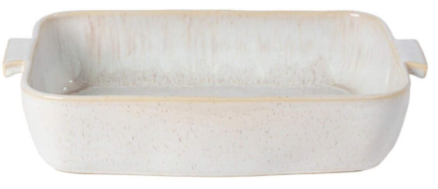 Eivissa Sand Beige 16" Rectangular Baker by Casafina-1