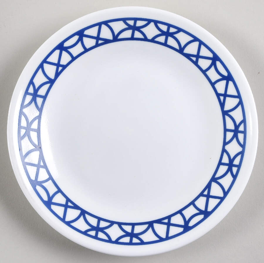 Cobalt Circles Bread & Butter Plate by Corning Corelle-1