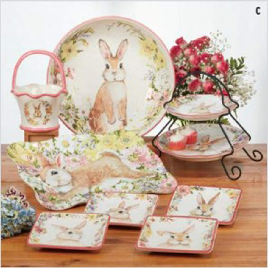 Easter Garden 13" Pasta Serving Bowl by Certified International-1