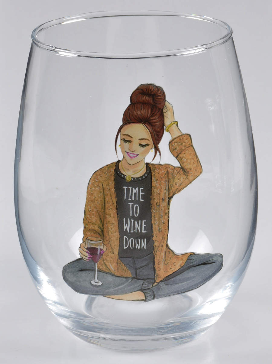 Girlfriends Glassware Stemless Wine by Certified International-1
