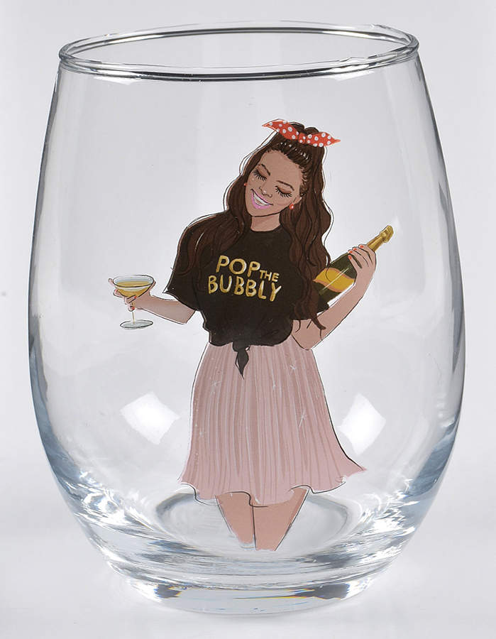 Girlfriends Glassware Stemless Wine by Certified International-1