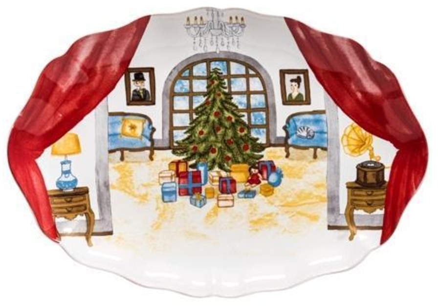 Nutcracker, The 16" Oval Serving Platter by Casafina-1