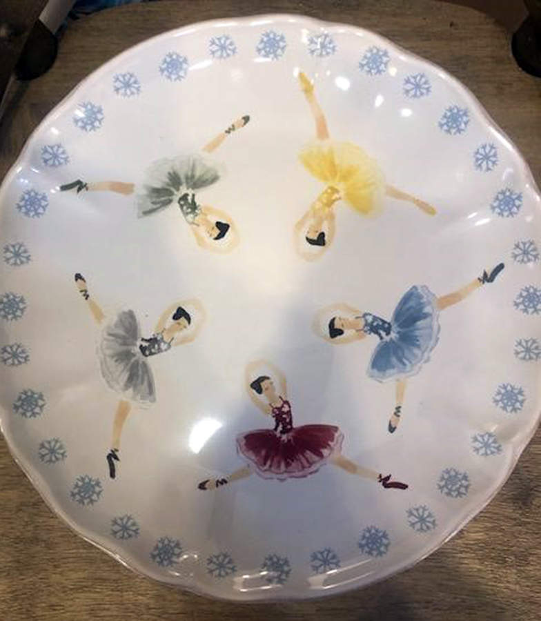 Nutcracker, The 10" Diameter Pedestal Cake Stand by Casafina-1