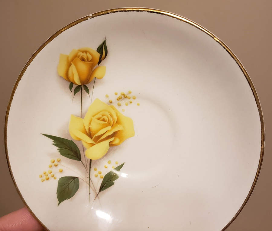 Royal Bouquet Saucer by Crown Essex-1