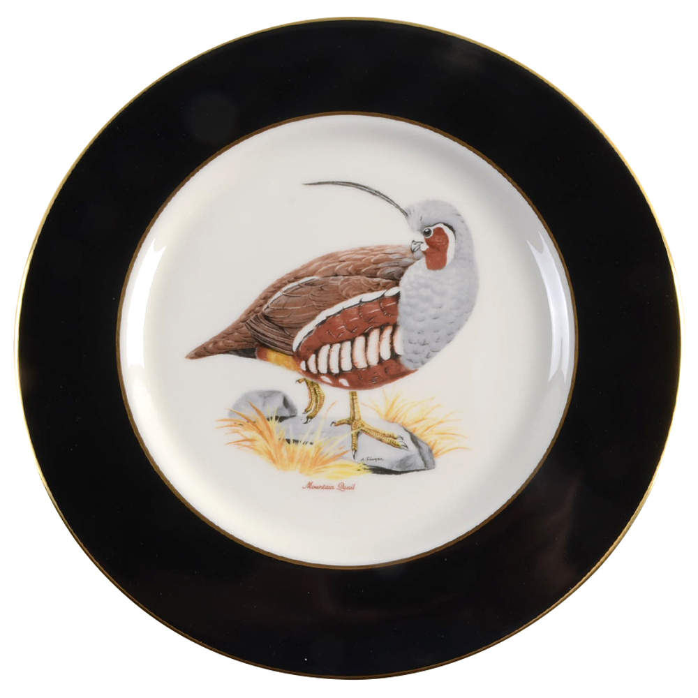 American Game Birds Dinner Plate by Castleton (USA)-1