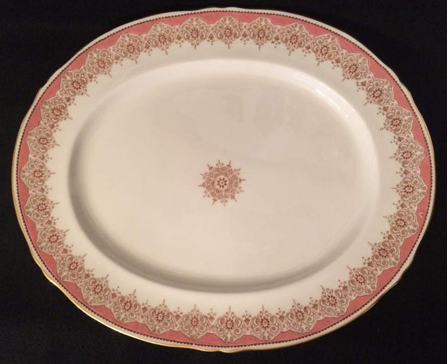 Lincoln 15" Oval Serving Platter by Crown Staffordshire-1