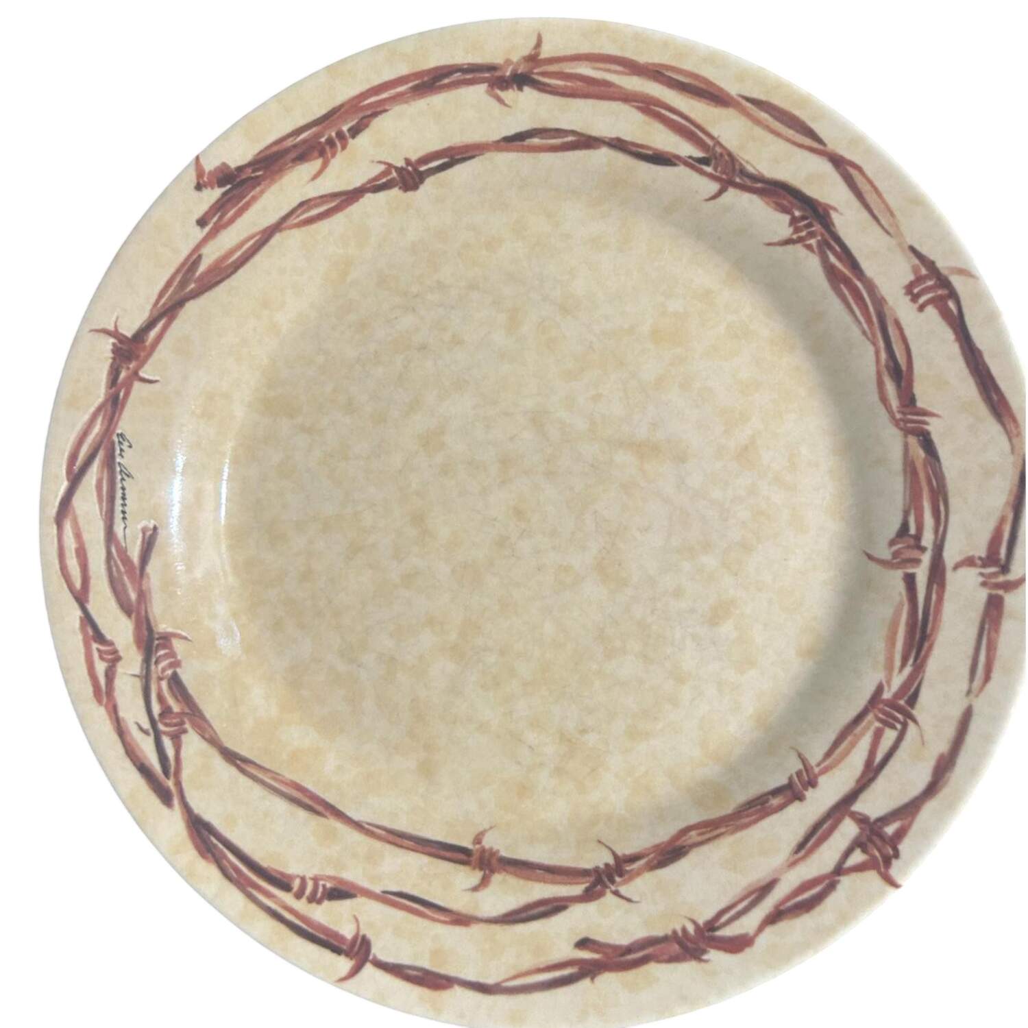 Barbwire Collection Salad Plate by Cowboy Living-1