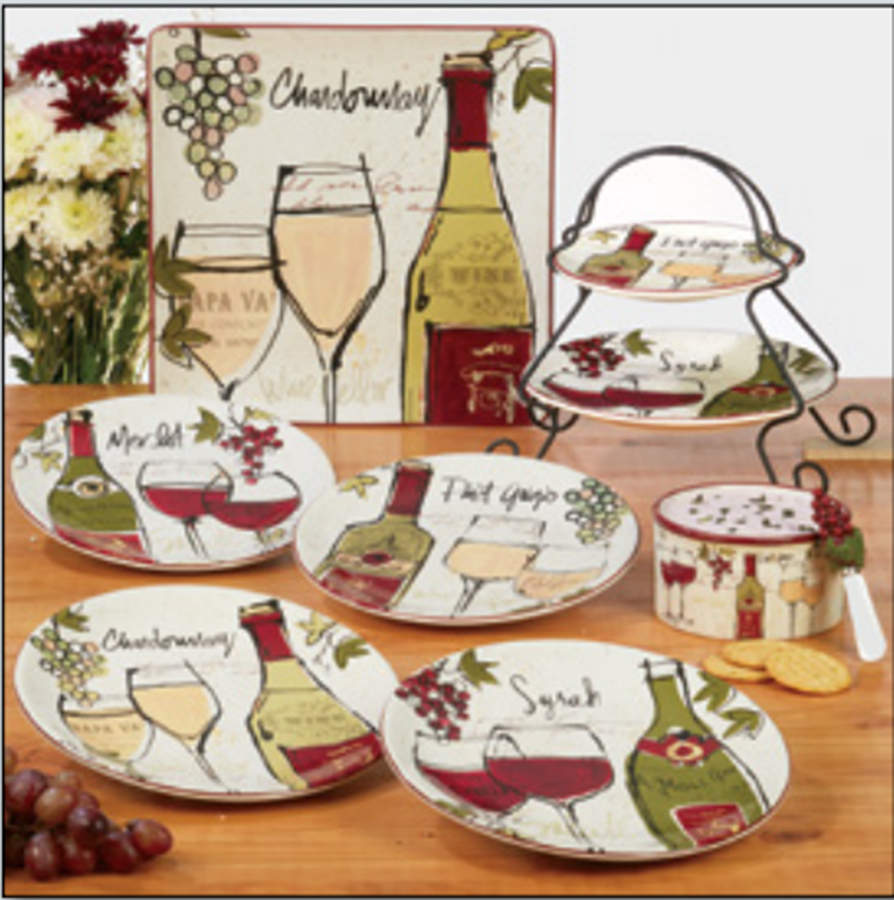 Wine Country Salad Plate by Certified International-1