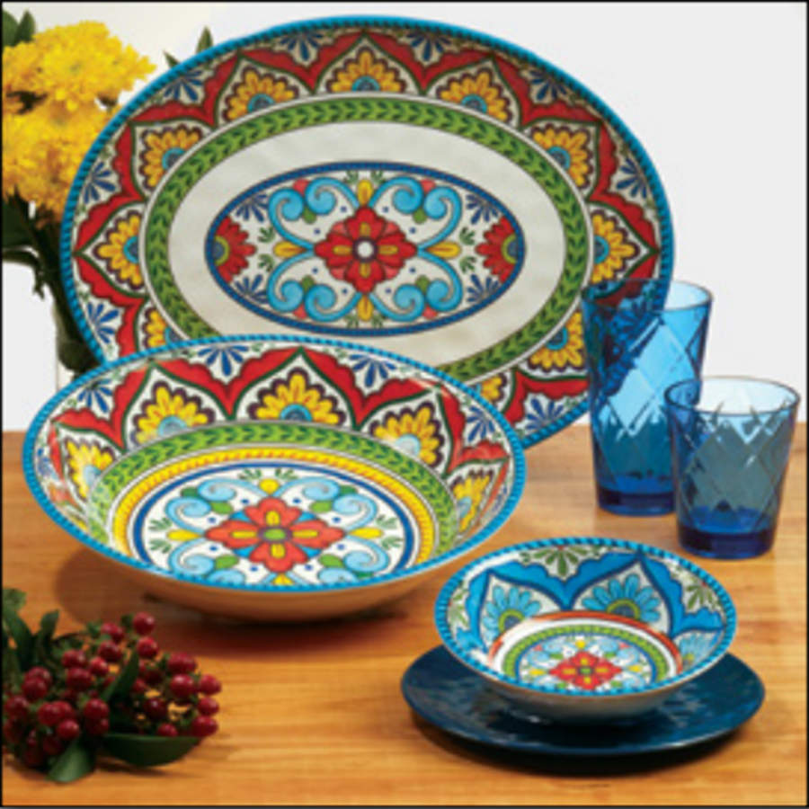 Seville (Melamine) 18" Oval Serving Platter by Certified International-1