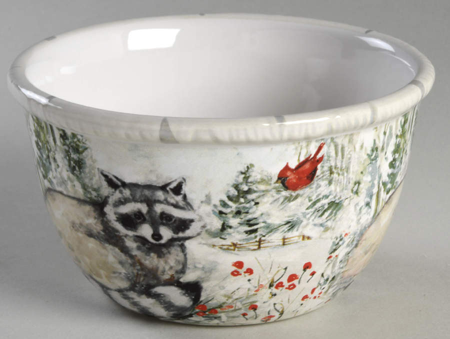 Winter's Walk Individual Ice Cream Dish by Certified International-1