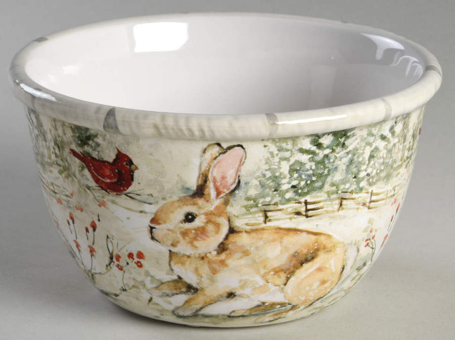 Winter's Walk Individual Ice Cream Dish by Certified International-1