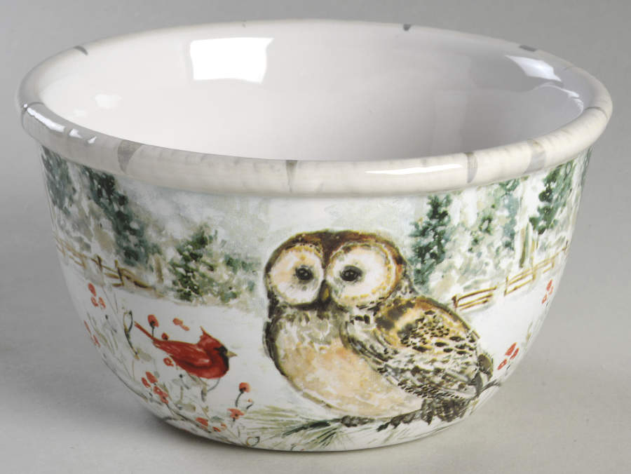 Winter's Walk Individual Ice Cream Dish by Certified International-1