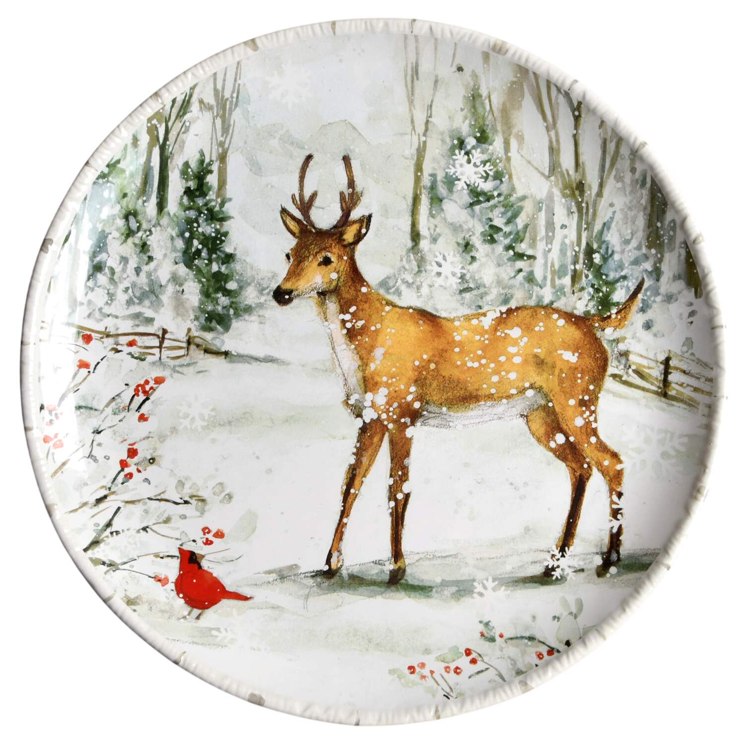 Winter's Walk Dinner Plate by Certified International-1