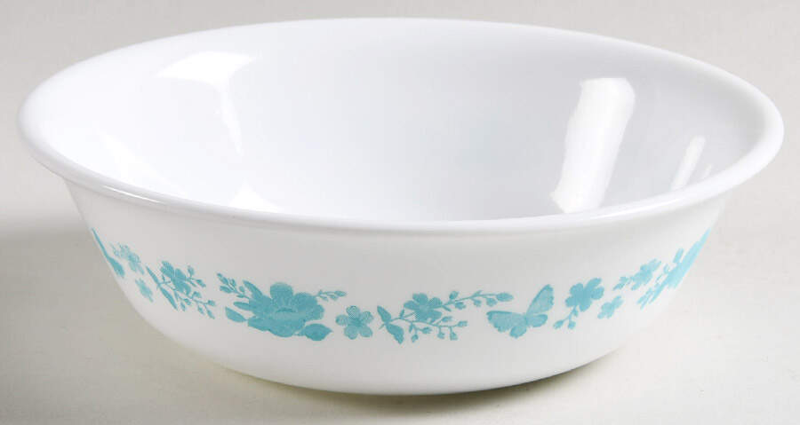 Evie Teal Soup/Cereal Bowl by Corning Corelle-1