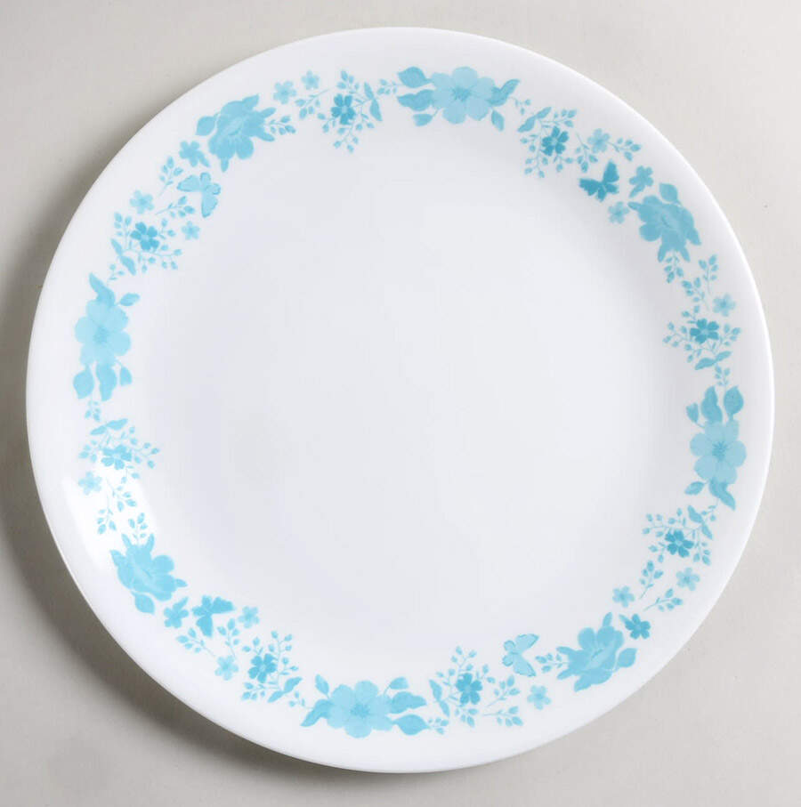 Evie Teal Dinner Plate by Corning Corelle-1