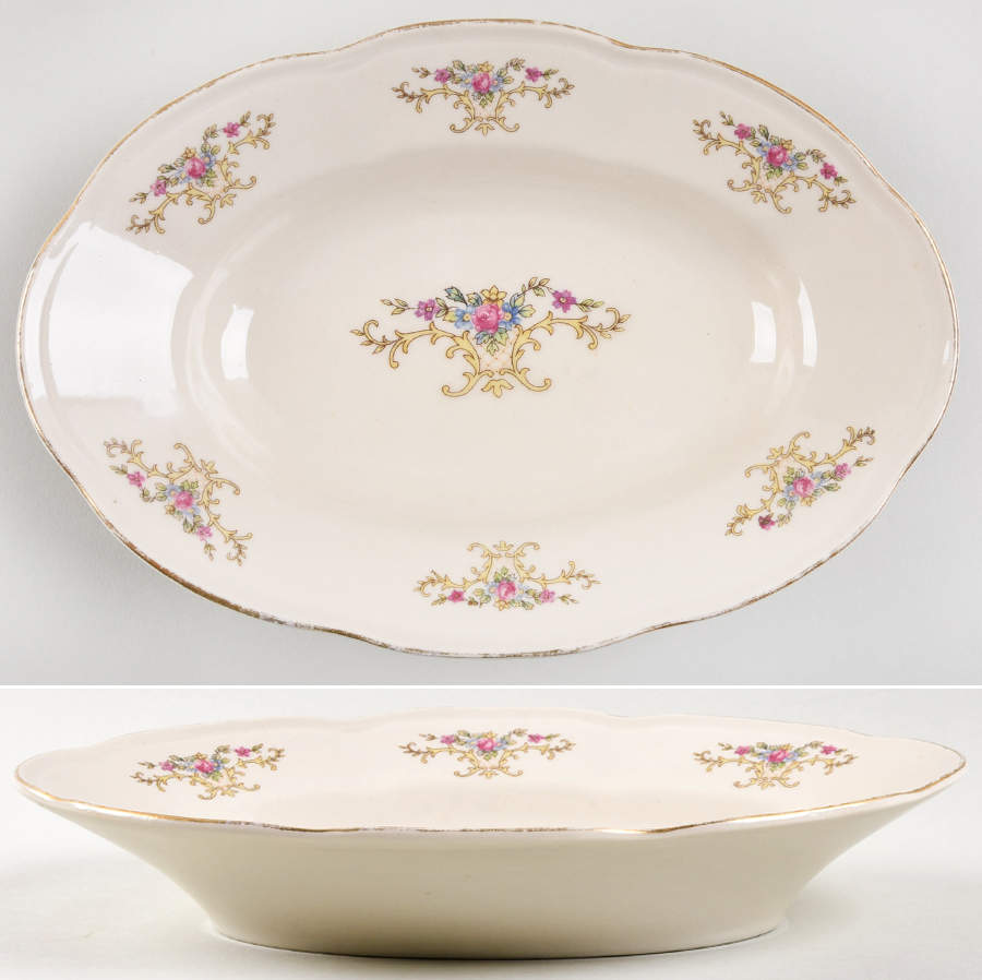 65586 9" Oval Vegetable Bowl by Chodziez-Poland-1