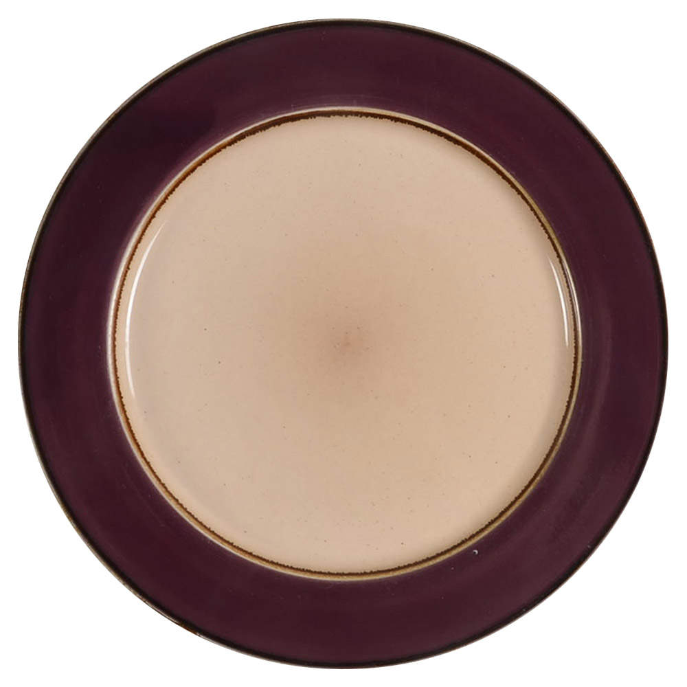 Rustique Purple Dinner Plate by Cambridge Potteries-1