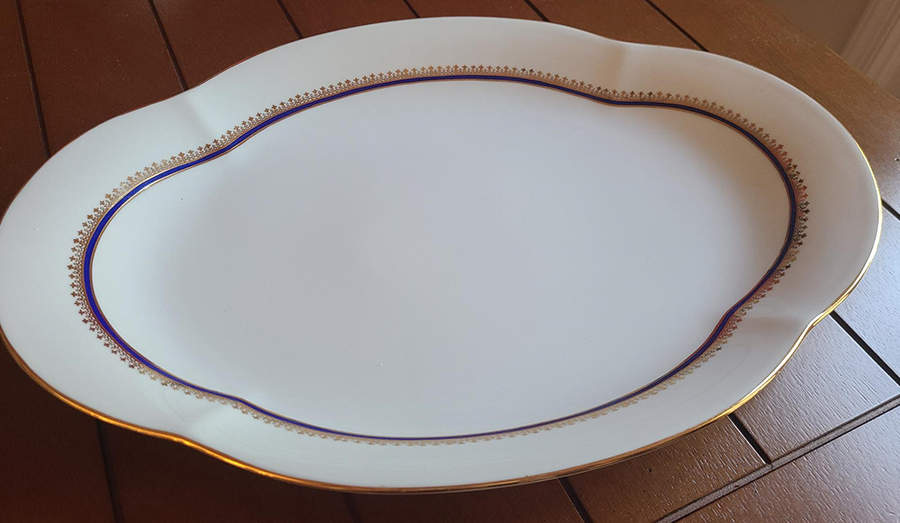 CHF2020 16" Oval Serving Platter by Charles Field Haviland-1