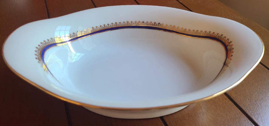 CHF2020 10" Oval Vegetable Bowl by Charles Field Haviland-1
