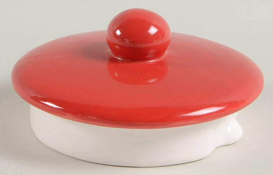 Cardinal Teapot Lid for Individual Teapot with Cup by Cracker Barrel-1