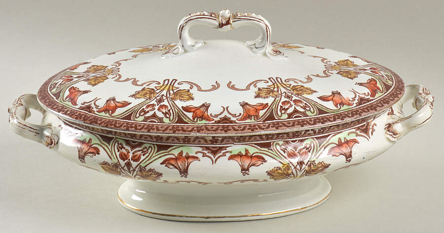 Davenport Oval Covered Vegetable by F Winkle-1