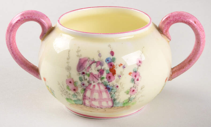 13672 Mini Sugar Bowl No Lid by Crown Staffordshire-1