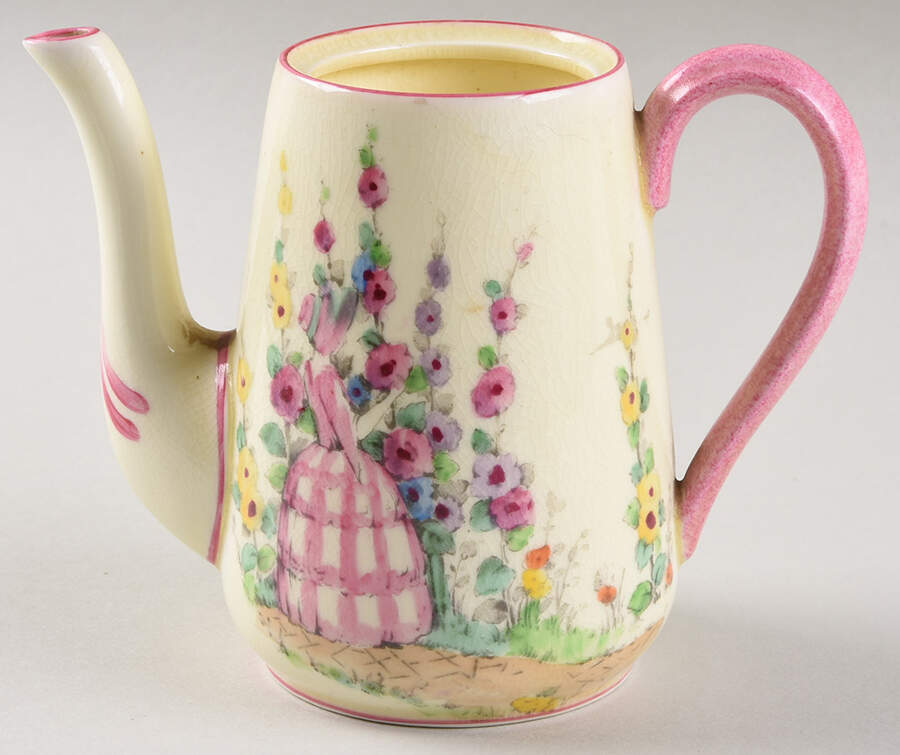 13672 Mini Coffee Pot No Lid by Crown Staffordshire-1