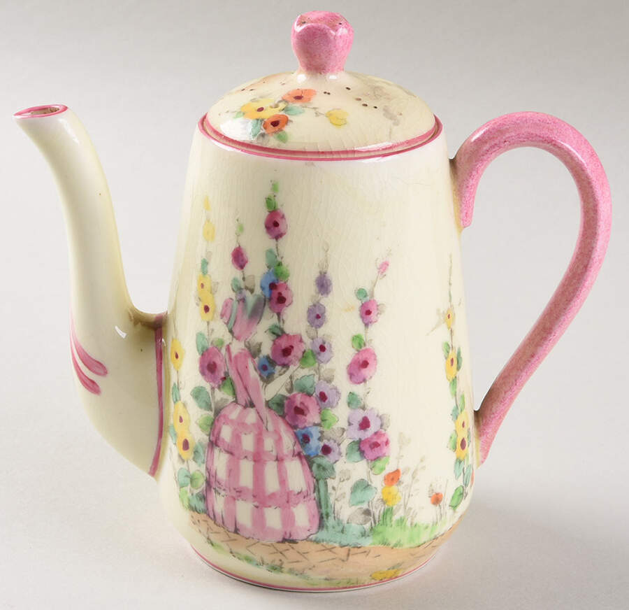13672 Mini Coffee Pot & Lid by Crown Staffordshire-1