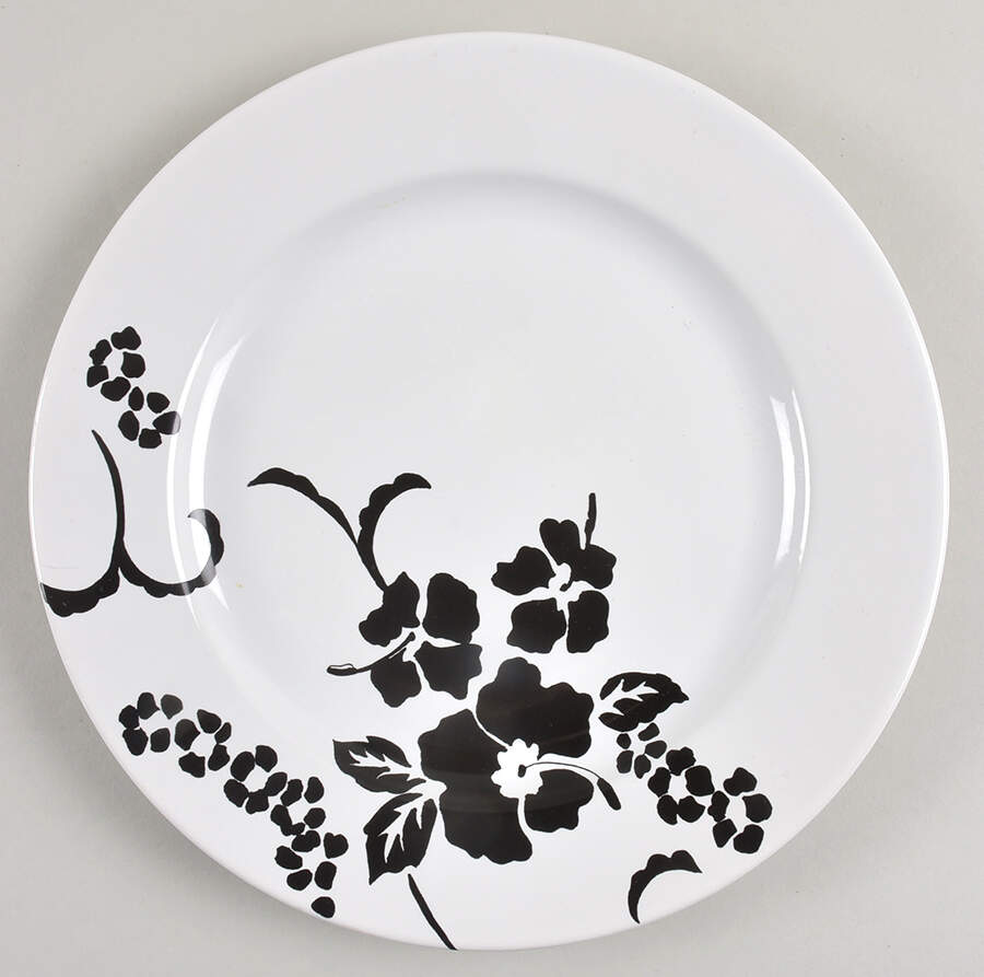 Babesques-Black (Round) Dinner Plate by Coventry (PTS)-1