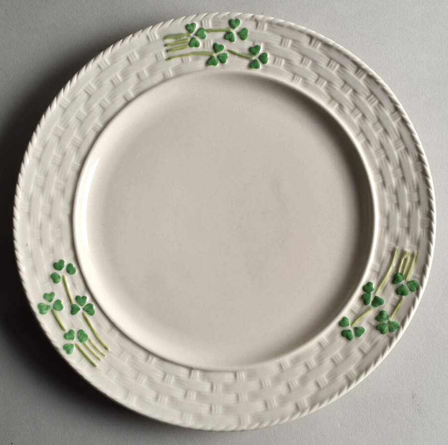 Shamrock Dinner Plate by Celtic Classics-1