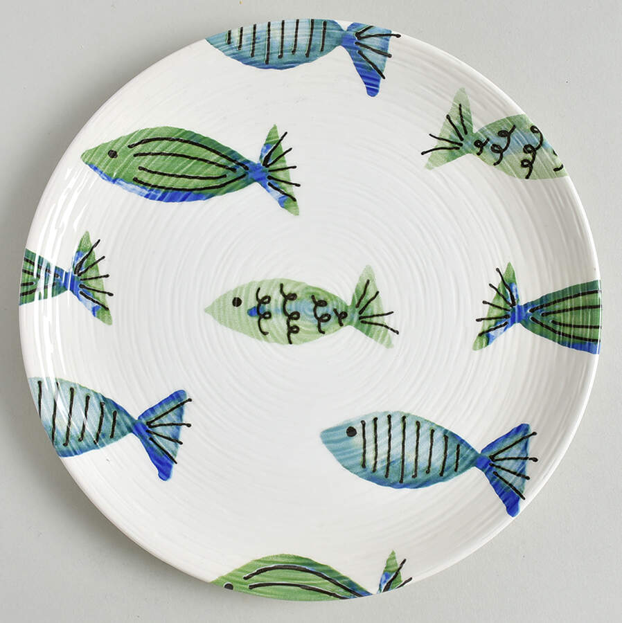 C0R1 Salad Plate by Ceramicheitalia-1