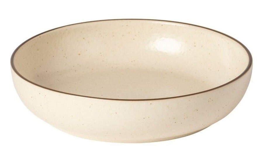 Monterosa Cream Cocoa 9" Soup/Pasta Bowl by Casafina-1