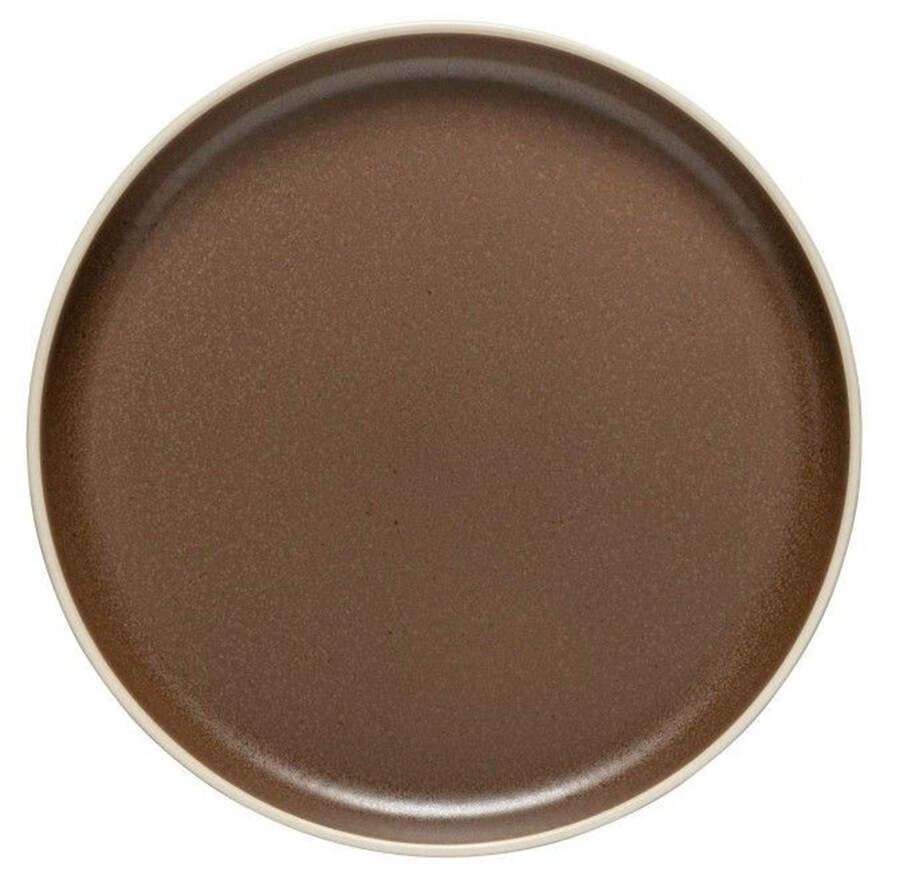 Monterosa Chocolate Latte Dinner Plate by Casafina-1