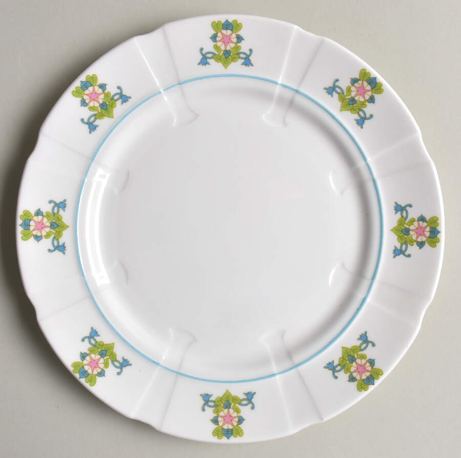 Victoria Regina Salad Plate by Crown Staffordshire-1