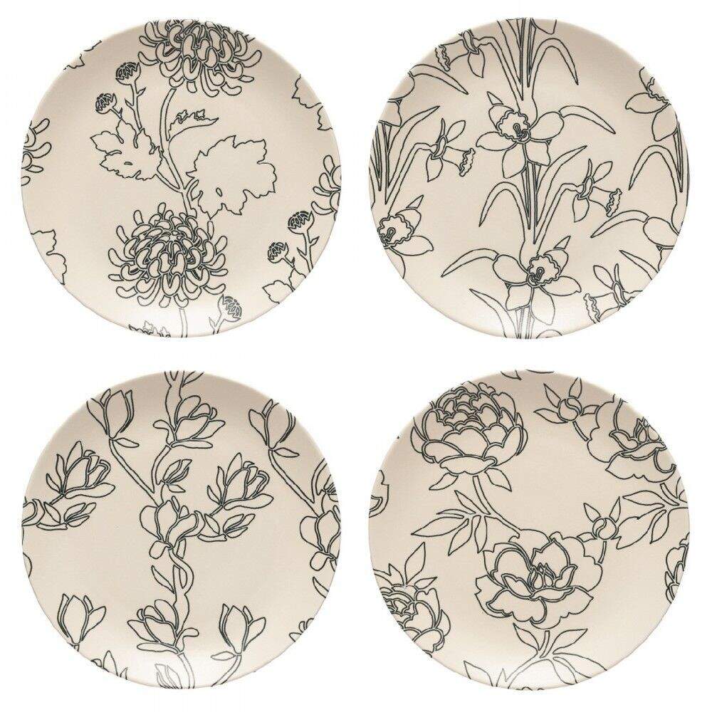 Flora Salad/Dessert Plate by Costa Nova China-1