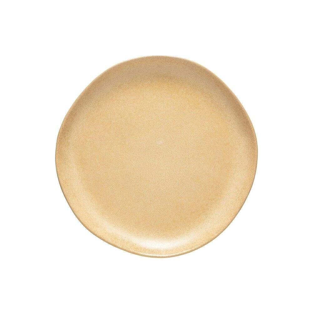 Livia Matte Champagne Dinner Plate by Costa Nova China-1