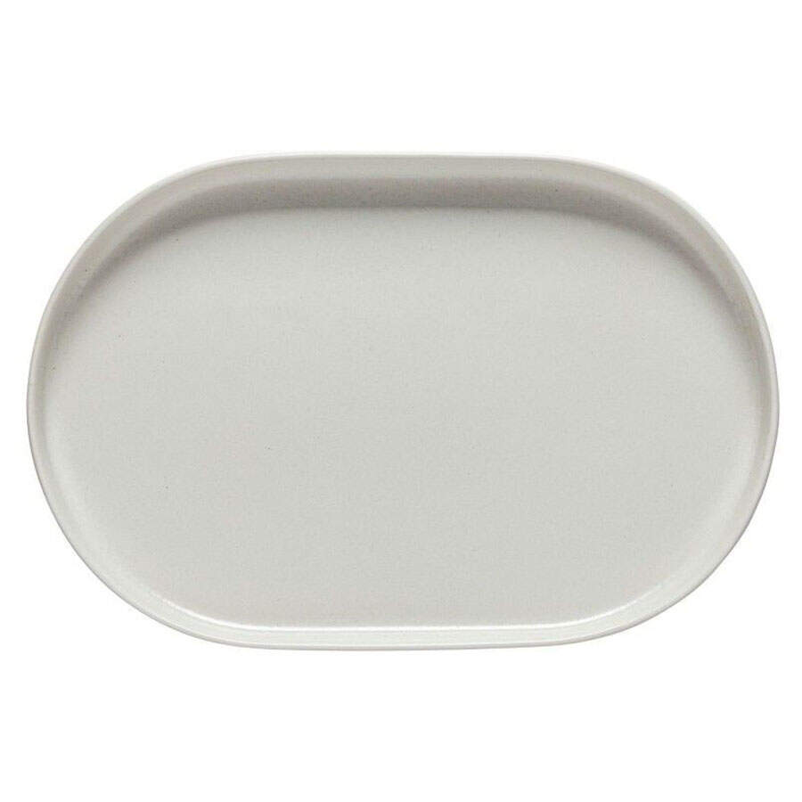 Redonda White 13" Oval Serving Platter by Costa Nova China-1