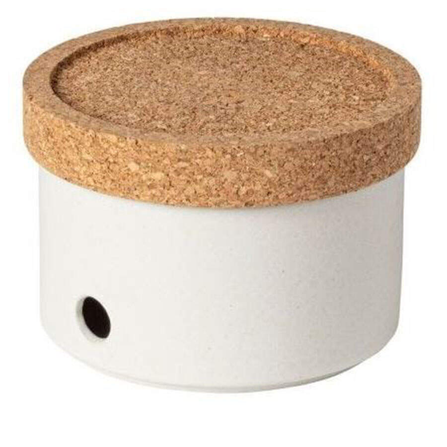 Redonda White Garlic Keeper & Lid by Costa Nova China-1