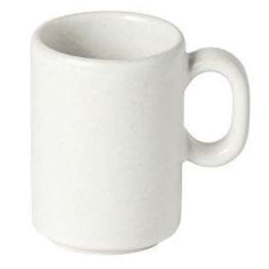 Redonda White Flat Demitasse Cup by Costa Nova China-1