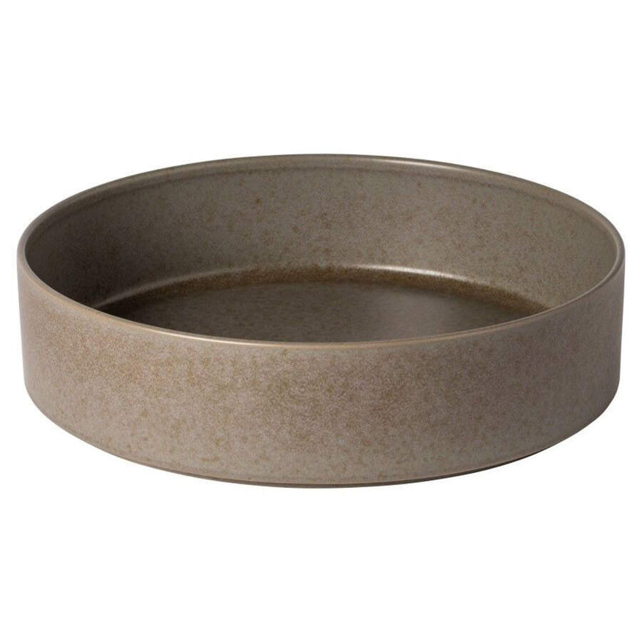 Redonda Oak (Brown) 12" Round Serving Bowl by Costa Nova China-1
