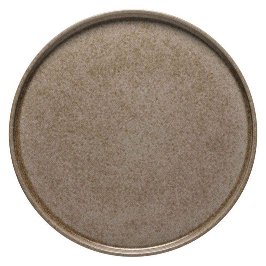 Redonda Oak (Brown) Large Dinner Plate by Costa Nova China-1