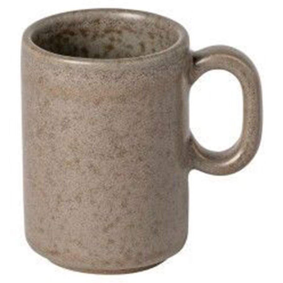 Redonda Oak (Brown) Flat Demitasse Cup by Costa Nova China-1