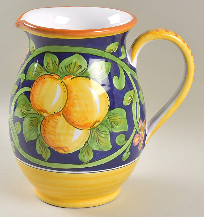 C80c8011 64 Oz Pitcher by Ceramiche Casola-1