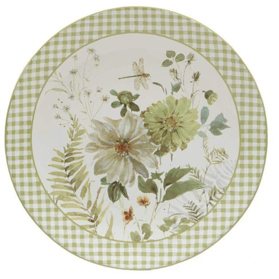 Green Fields Dinner Plate by Certified International-1