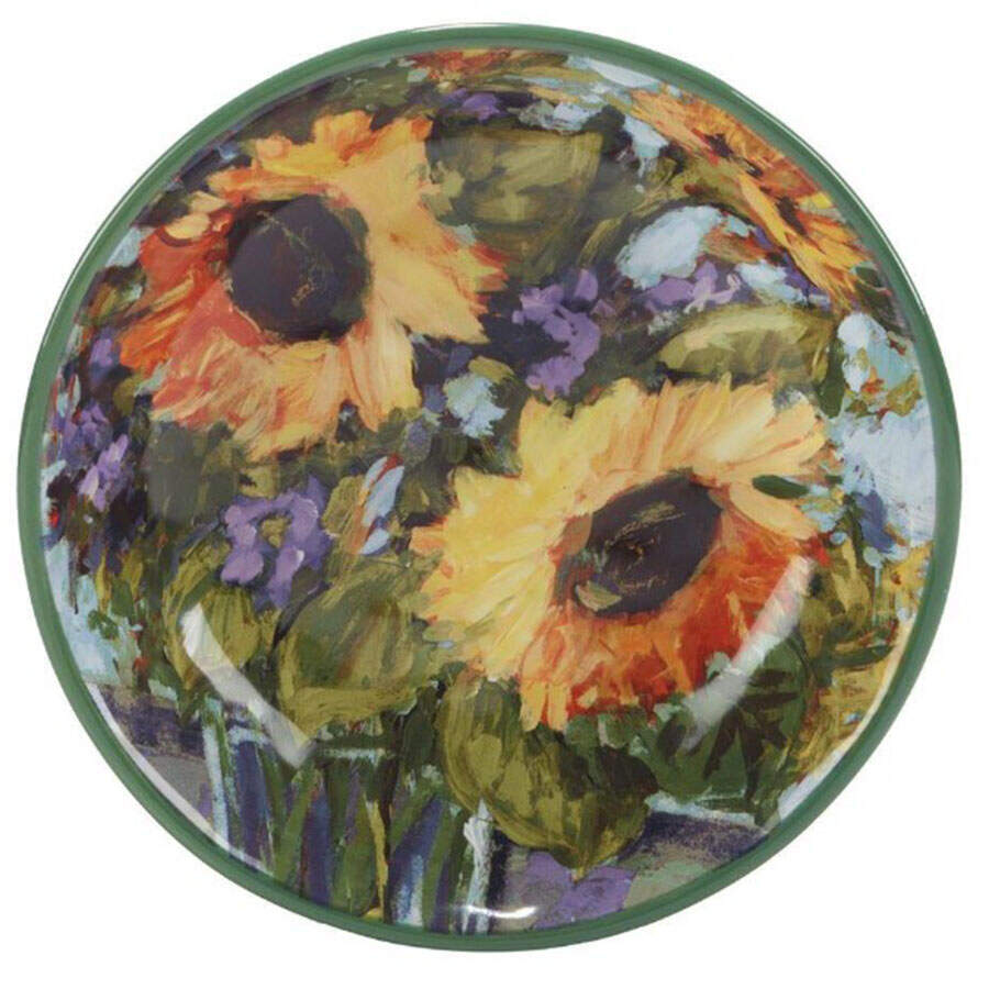 Sunflower Bouquet 9" Individual Pasta Bowl by Certified International-1