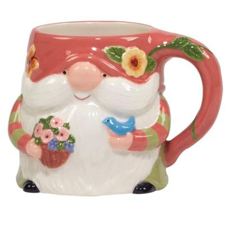 Garden Gnomes Figural Mug by Certified International-1
