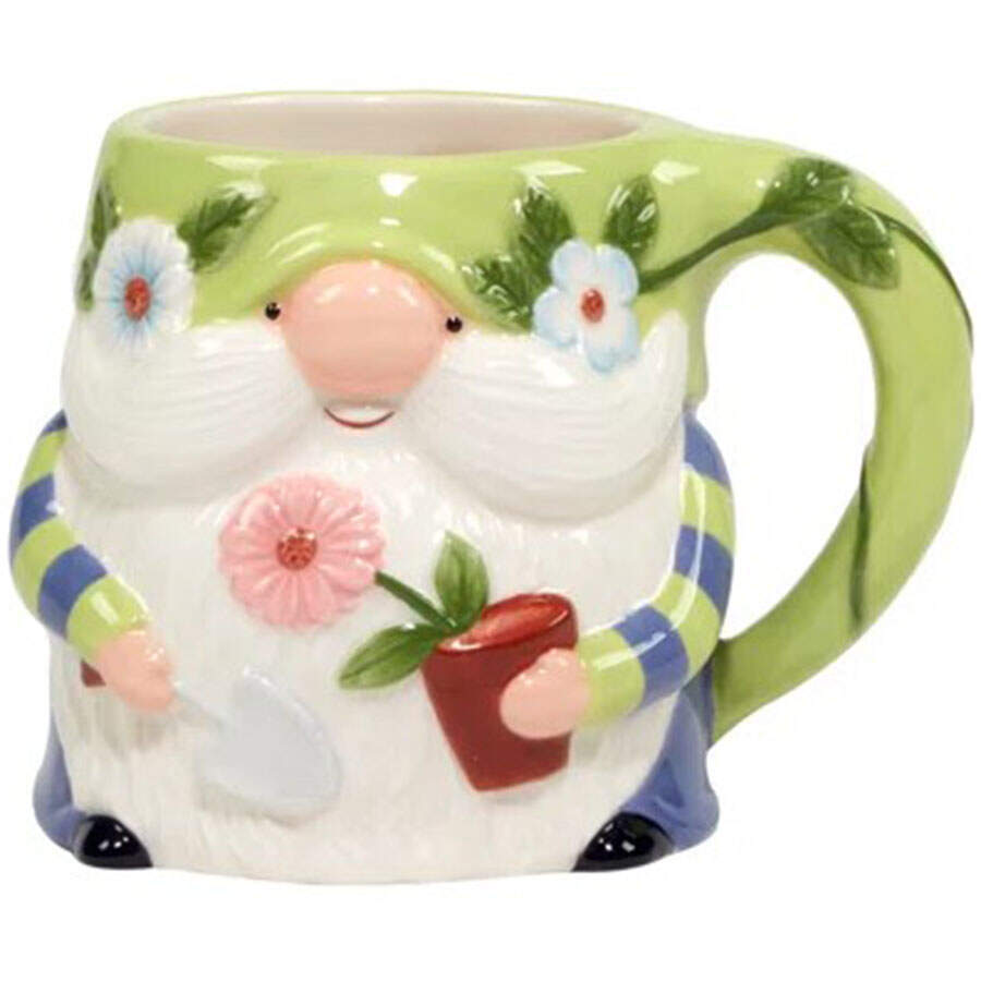 Garden Gnomes Figural Mug by Certified International-1