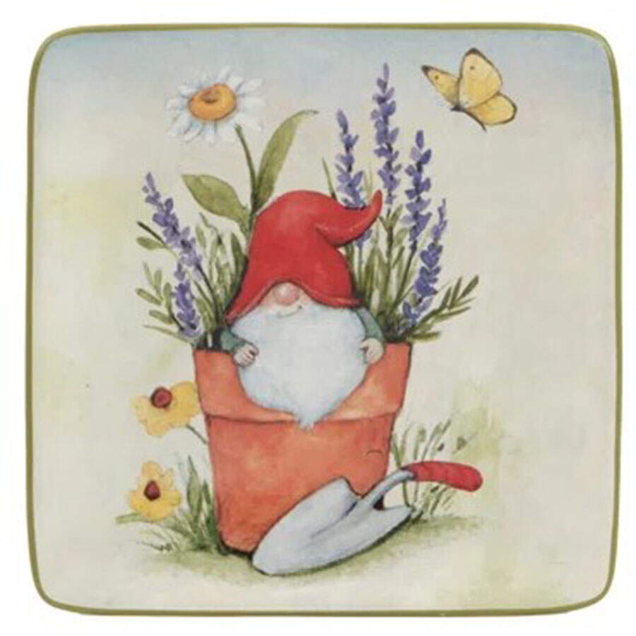 Garden Gnomes Canape Plate by Certified International-1
