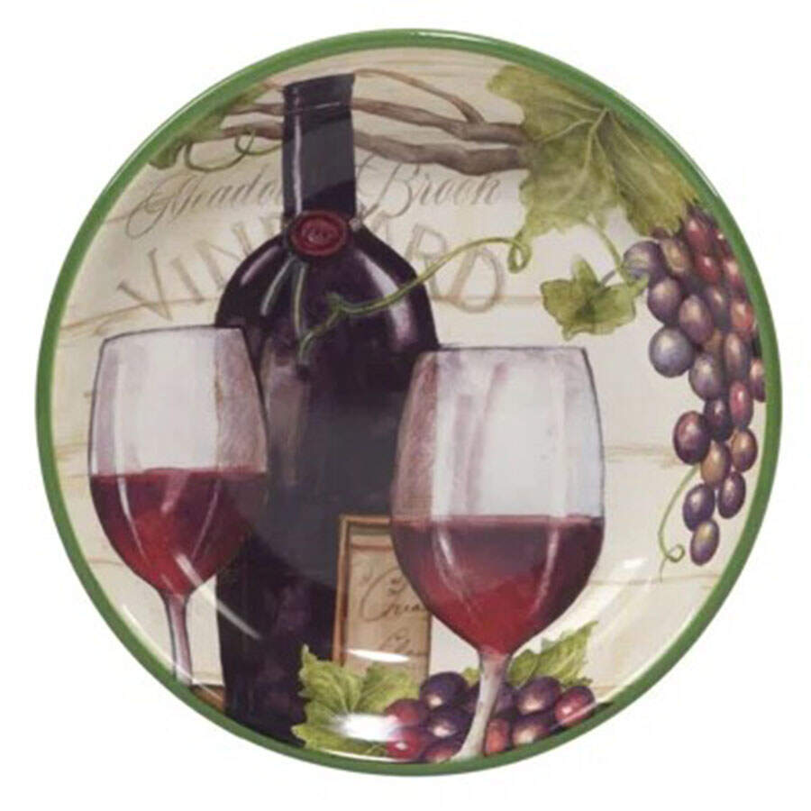 Meadow Brook Vineyard 9" Individual Pasta Bowl by Certified International-1