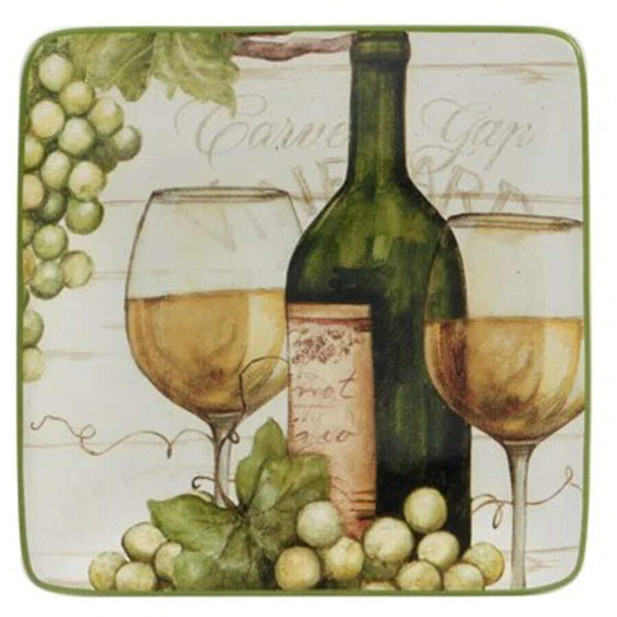 Meadow Brook Vineyard Canape Plate by Certified International-1